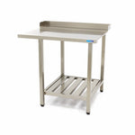 Table lave-vaisselle - 70 x 75 cm - droite - avec dosseret et étagère de rangement – Maxima 09201032