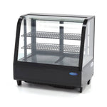 Vitrine à gâteaux - 100 L - 68 cm - porte coulissante arrière – Maxima 09400831
