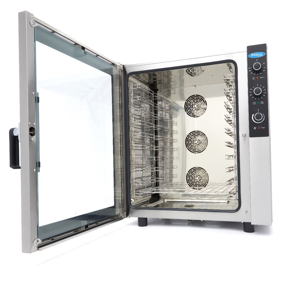 Four combiné - s'adapte à 10 plateaux (1/1 GN / 60 x 40 cm) - analogique - 400V – Maxima 08500207