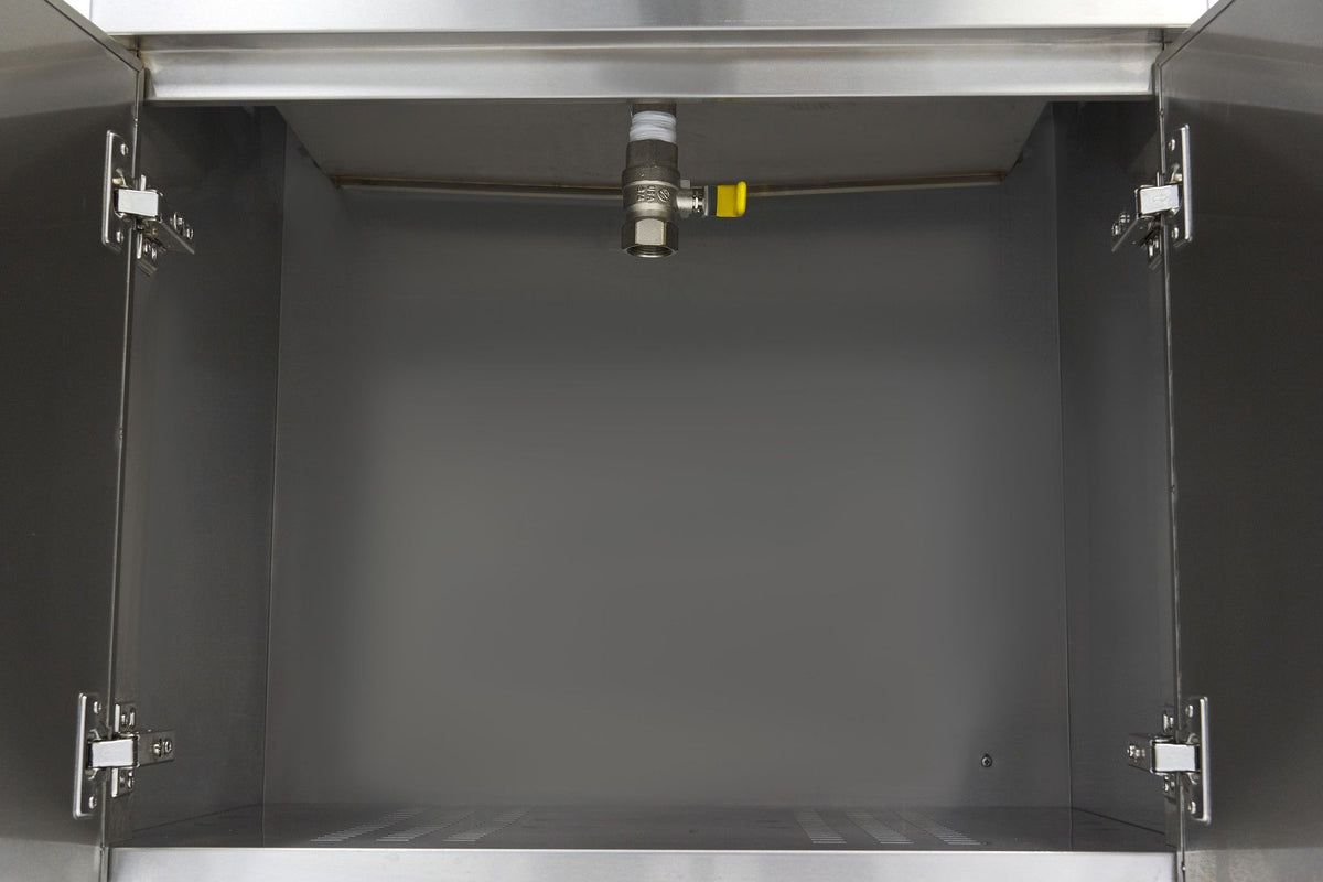 Friteuse - 30 L - 1 panier - avec robinet de vidange et support – Maxima 09365232