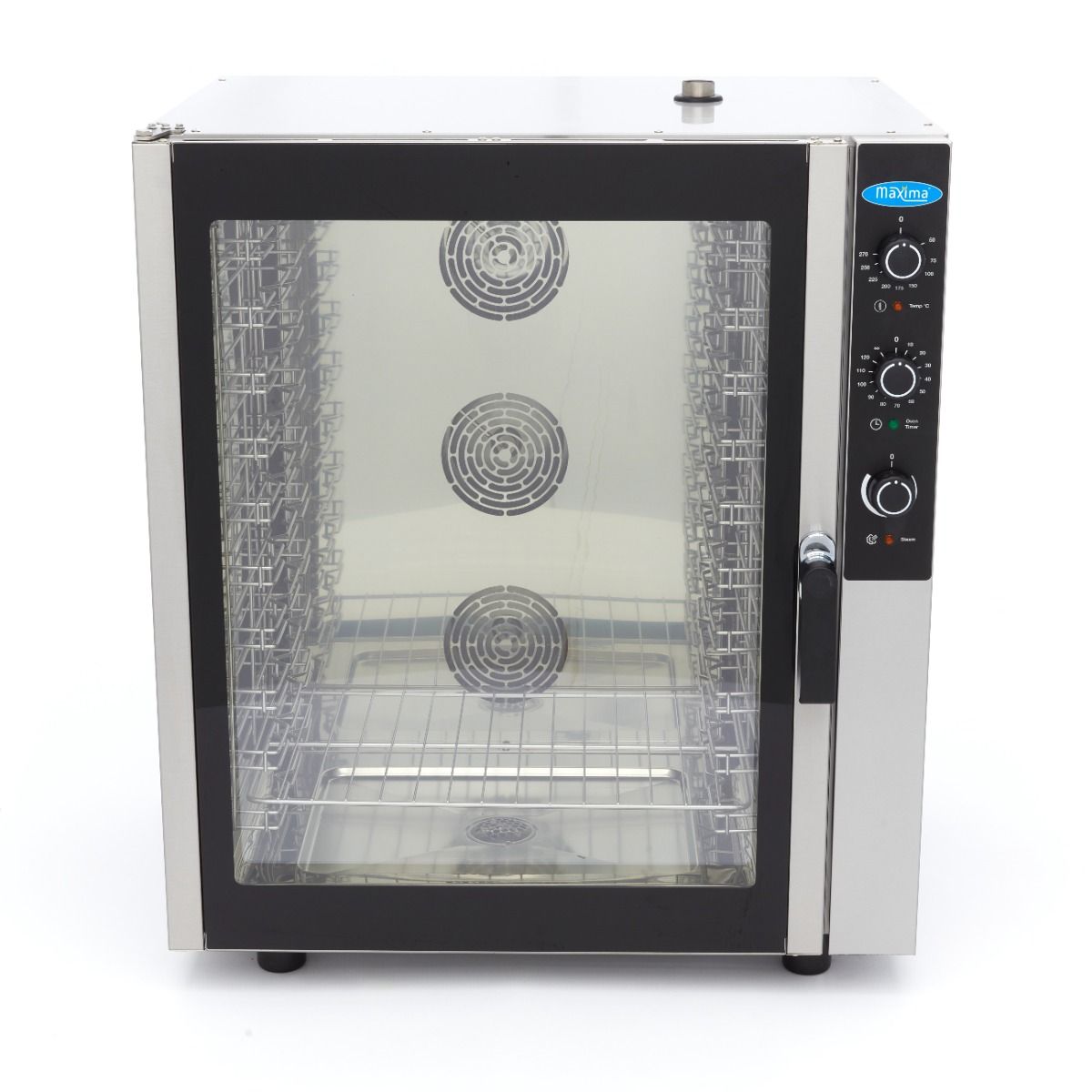 Four combiné - s'adapte à 10 plateaux (1/1 GN / 60 x 40 cm) - analogique - 400V – Maxima 08500207