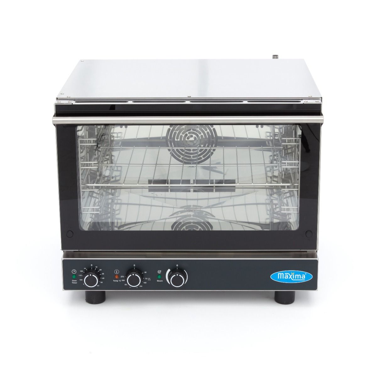 Four combiné - s'adapte à 4 plateaux (1/1 GN / 60 x 40 cm) - analogique - 400V – Maxima 08500202