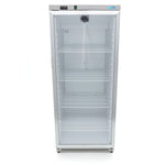Réfrigérateur - 600 L - acier inoxydable - avec porte en verre – Maxima 09405034
