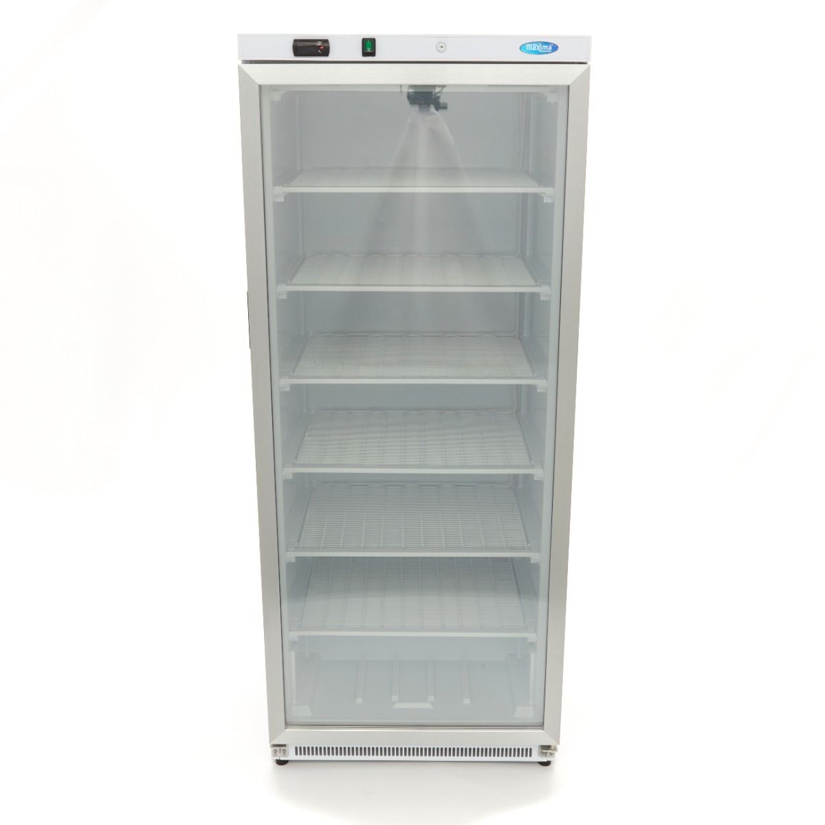 Congélateur - 600 L - blanc - avec porte en verre – Maxima 09405031