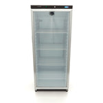 Réfrigérateur - 600 L - noir - avec porte en verre – Maxima 09405032