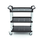 Chariot de service - 3 étagères en plastique - 86,5 x 42,5 cm – Maxima 09507001