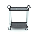Chariot de service - 2 étagères en plastique - 86,5 x 42,5 cm – Maxima 09507003