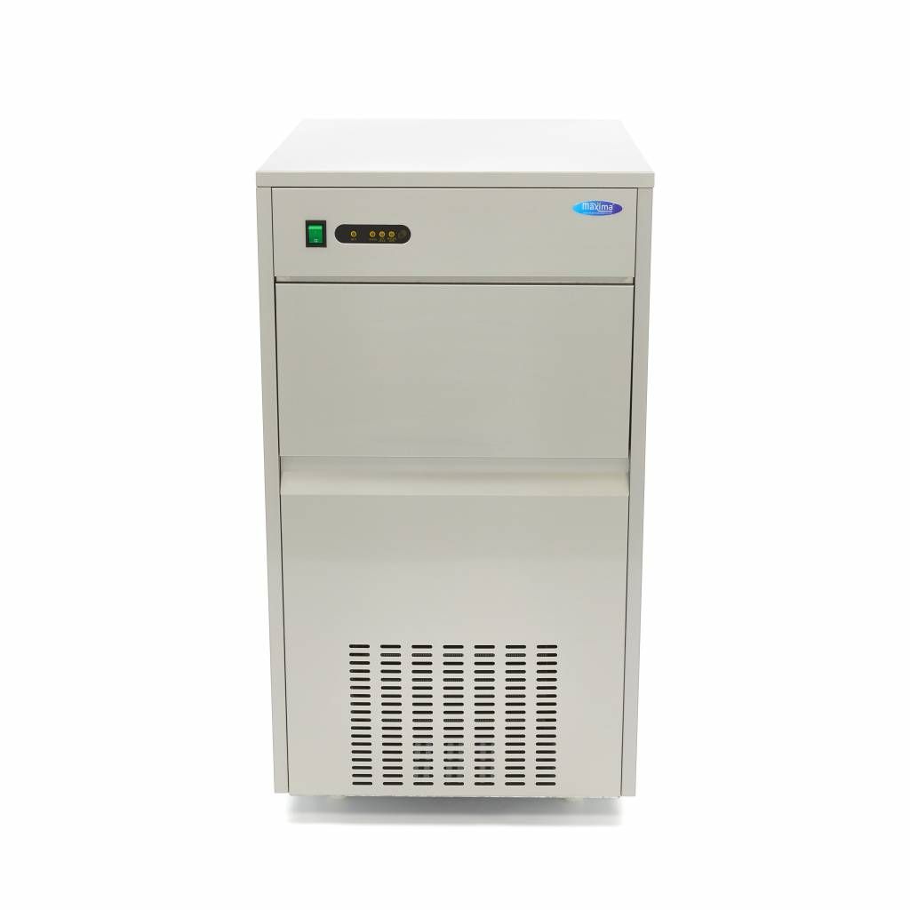 Machine à glaçons - 80 kg/jour - glaçons creux - refroidissement par air – Maxima 09300132