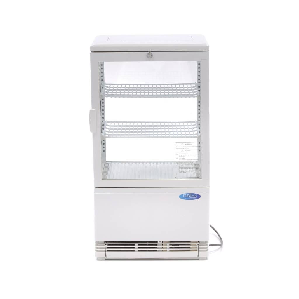 Vitrine réfrigérée - 58 L - 43 cm - blanc – Maxima 09400800
