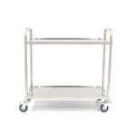 Chariot en acier inoxydable - 2 étagères – Maxima 09300545