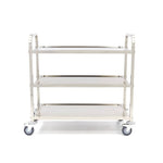 Chariot en acier inoxydable - 3 étagères – Maxima 09300546