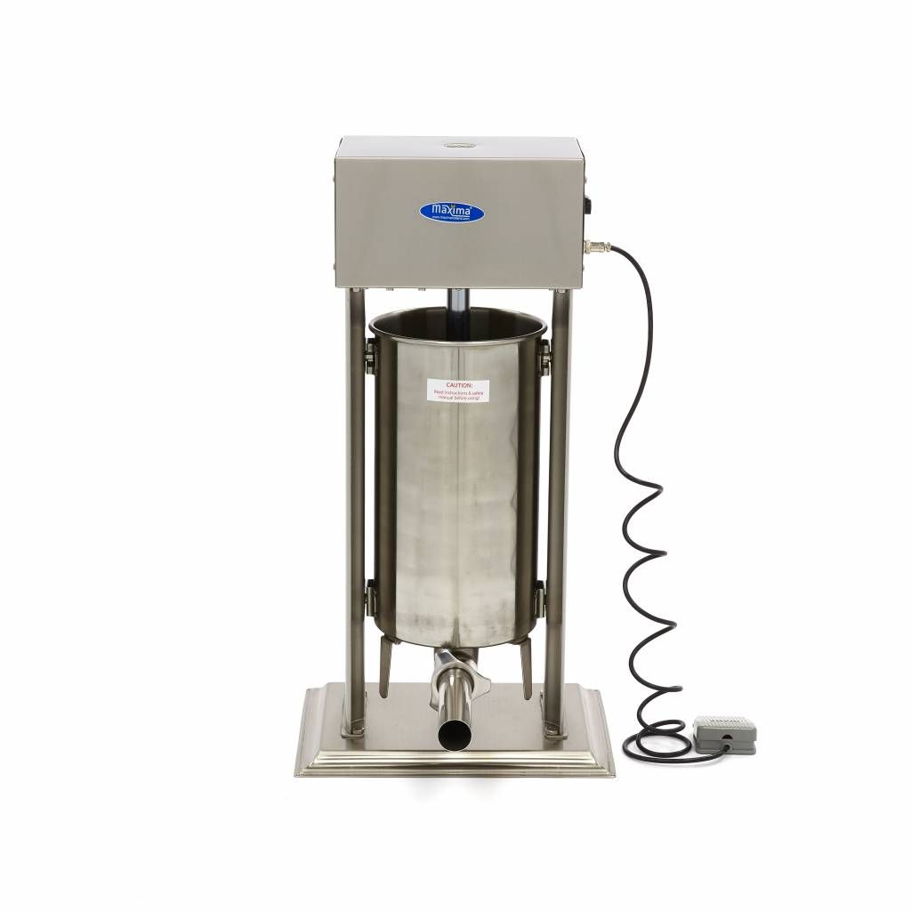 Poussoir à saucisses - 15 L - automatique - verticale - incl 4 tubes de remplissage – Maxima 09300457