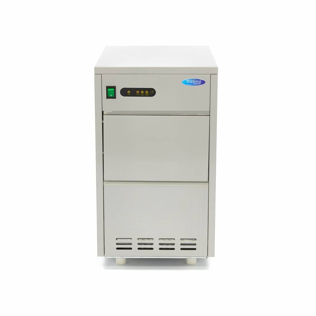 Machine à glaçons - 24 kg/jour - glaçons creux - refroidissement par air – Maxima 09300122