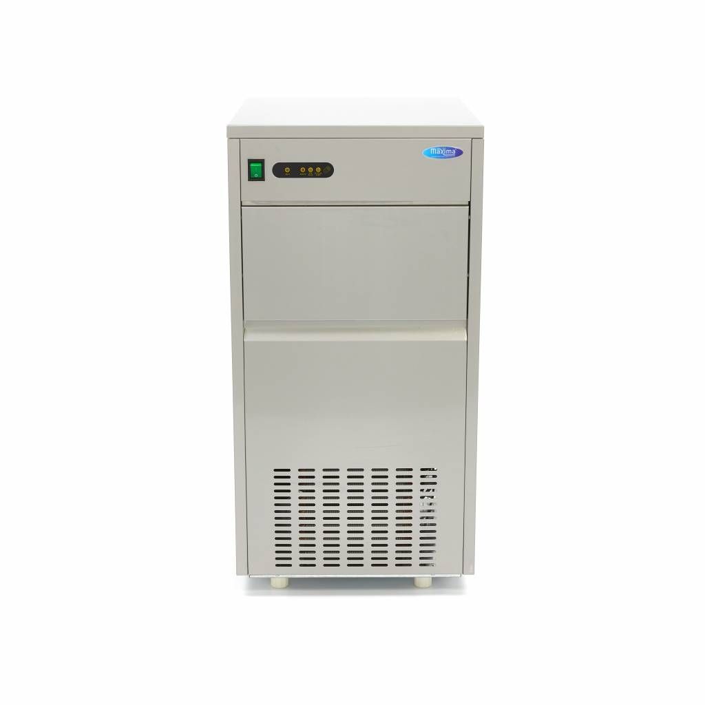 Machine à glaçons - 60 kg/jour - glaçons creux - refroidissement par air – Maxima 09300131