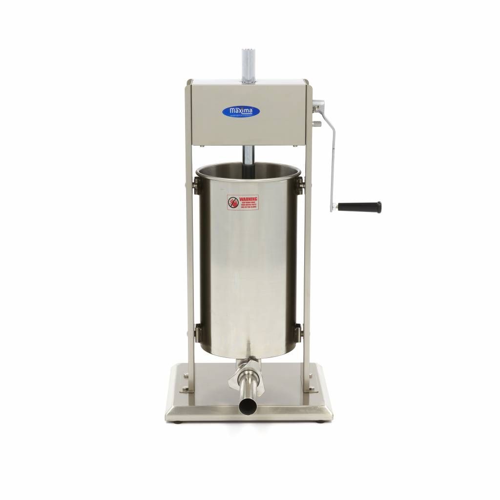 Poussoir à saucisses - 15 L - verticale - incl 4 tubes de remplissage – Maxima 09300465