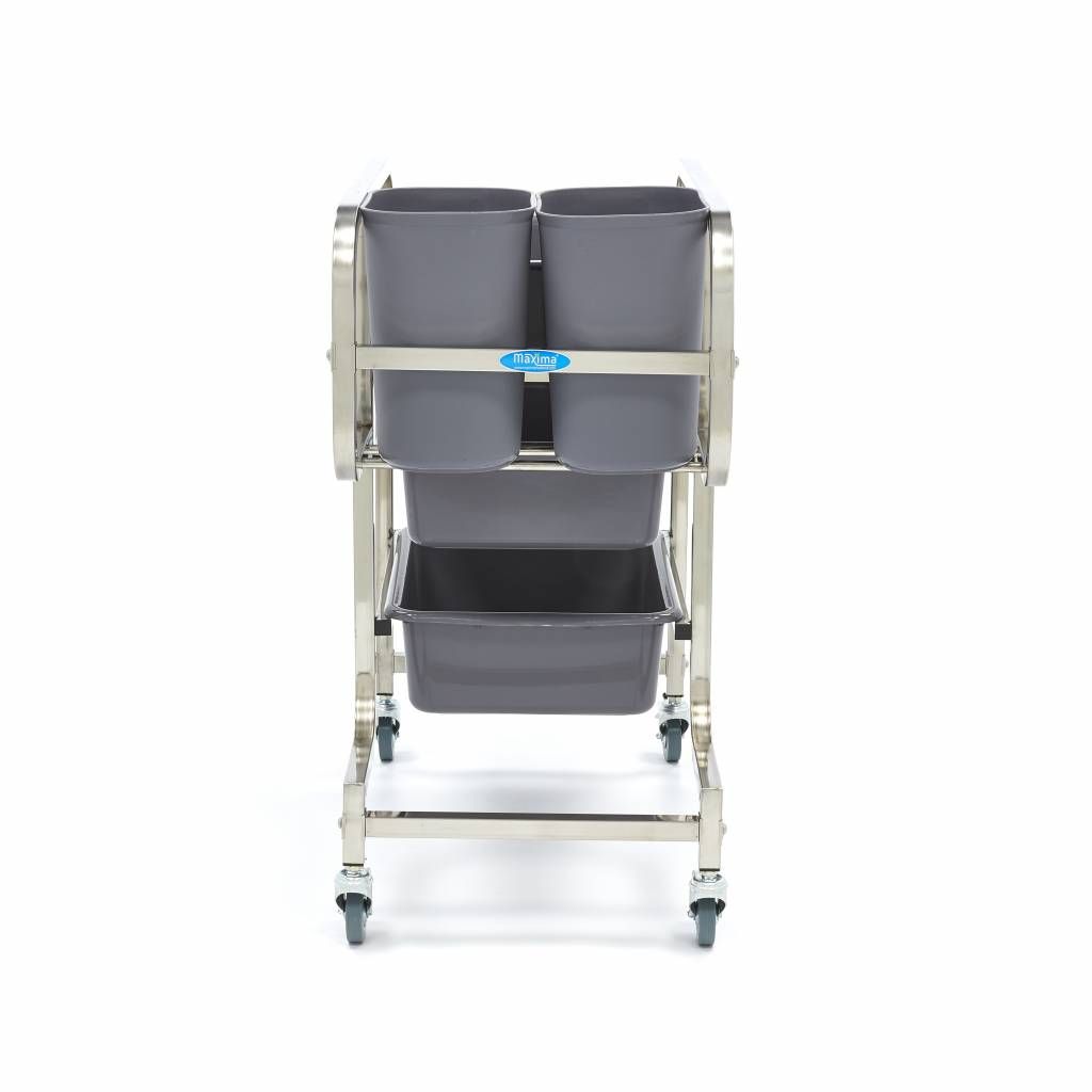 Chariot de nettoyage - 5 bacs inclus – Maxima 09300544