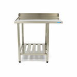 Table lave-vaisselle - 70 x 75 cm - gauche - avec dosseret et étagère de rangement – Maxima 09201029