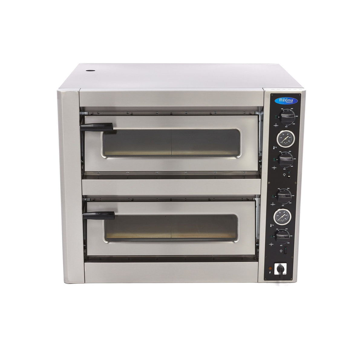 Four à pizza - s'adapte à 4 pizzas Ø30 cm - double étage – Maxima 09370030