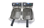 Friteuse - 2 x 11 L - 2 paniers - jusqu'à 2,8 kg de frites – Maxima 09365227