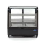 Vitrine à gâteaux - 100 L - 68 cm - porte coulissante arrière – Maxima 09400831