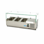 Réfrigérateur de préparation de comptoir - 95 cm - s'adapte à 3 x 1/3 GN – Maxima 09400317