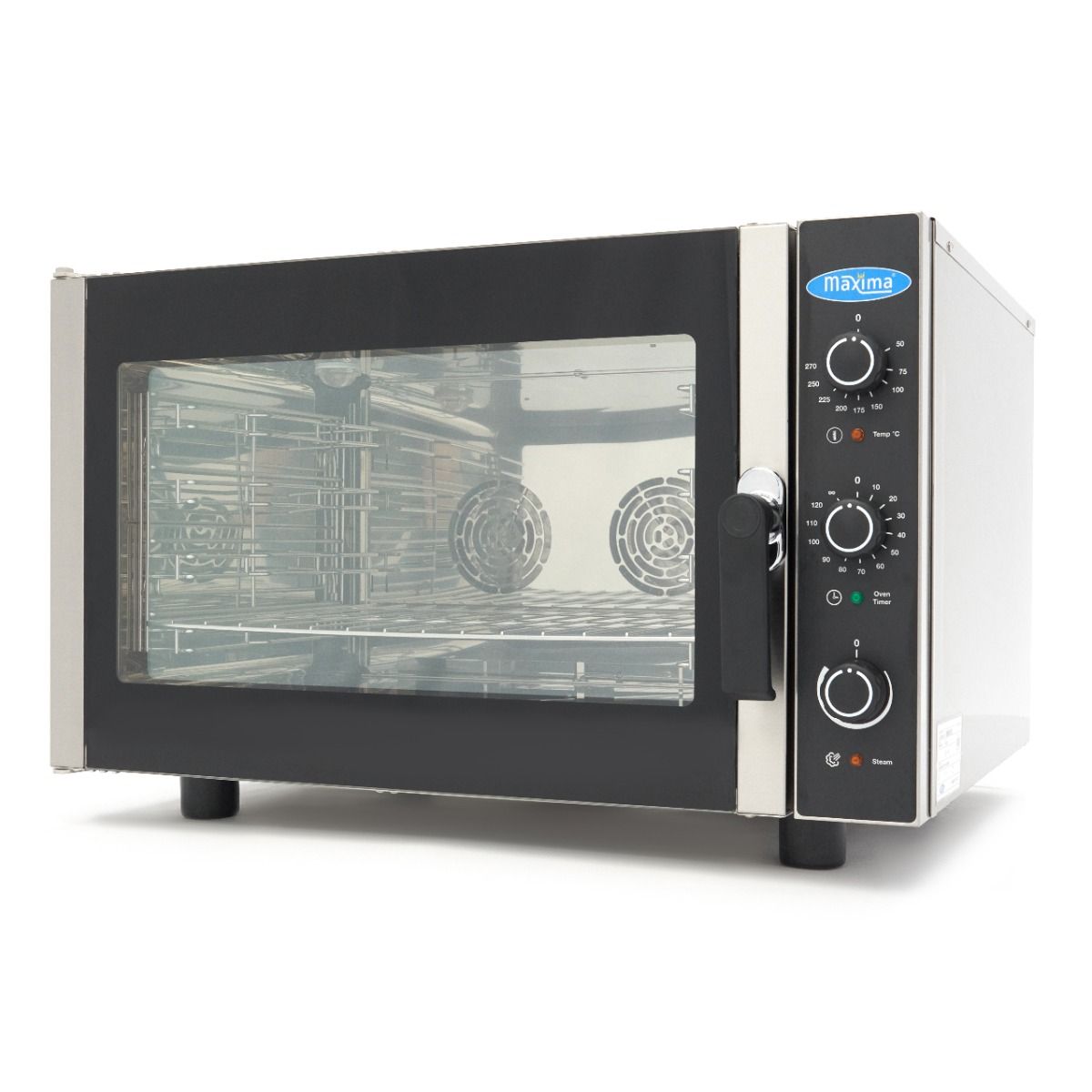 Four combiné - s'adapte à 4 plateaux (1/1 GN / 60 x 40 cm) - analogique - 400V – Maxima 08500205