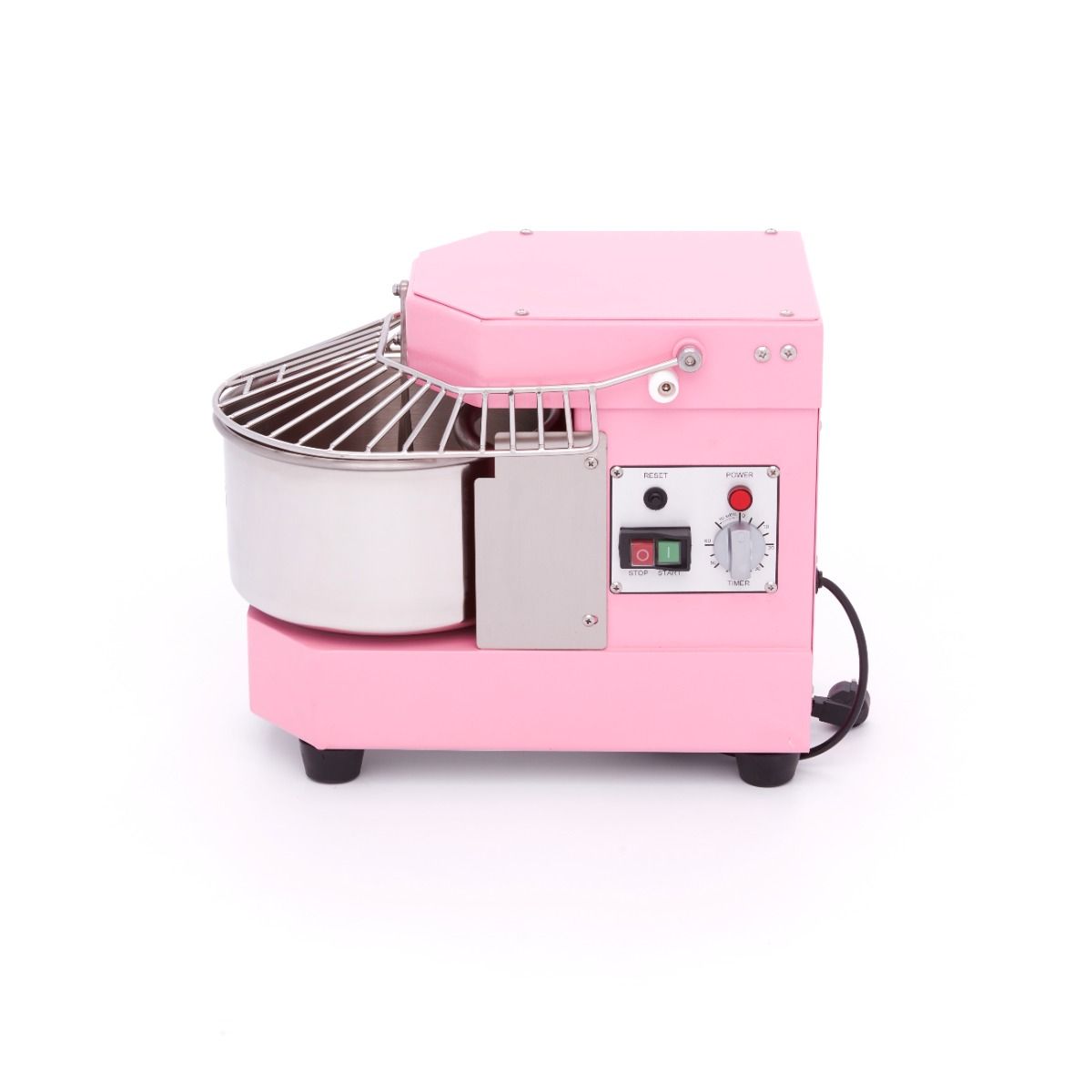 Pétrin à spirale / pétrin à pâte - 8 L - 4,5 kg de pâte - rose – Maxima 09361012