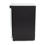Réfrigérateur - 200 L - noir - avec porte en verre – Maxima 09405008