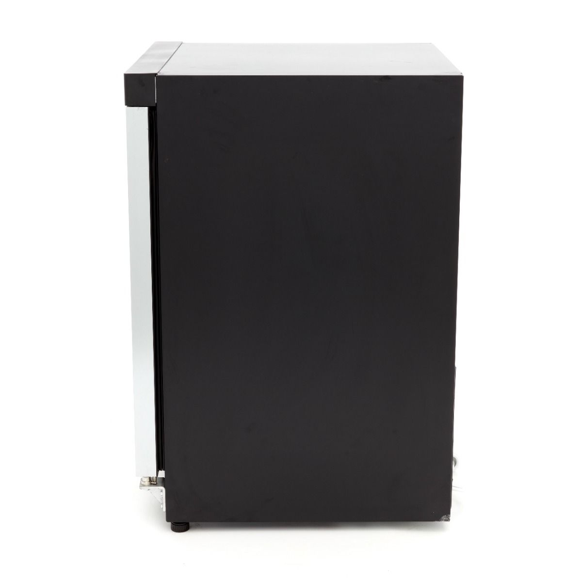 Réfrigérateur - 200 L - noir - avec porte en verre – Maxima 09405008