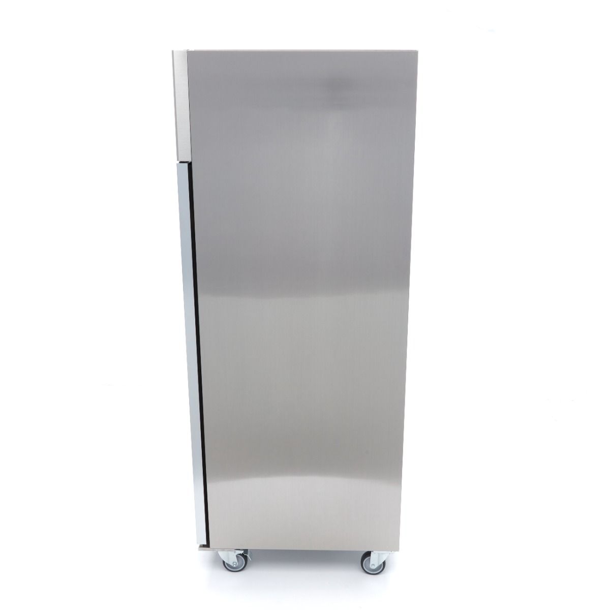 Réfrigérateur - 1400 L - 6 étagères réglables (2/1 GN) - acier inoxydable - avec portes en verre – Maxima 09400021