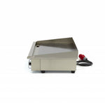 Plaque de gril - lisse - 73 cm - incl plateau d'égouttement - 400V – Maxima 09300075