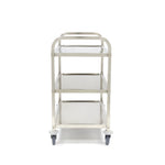 Chariot en acier inoxydable - 3 étagères – Maxima 09300546