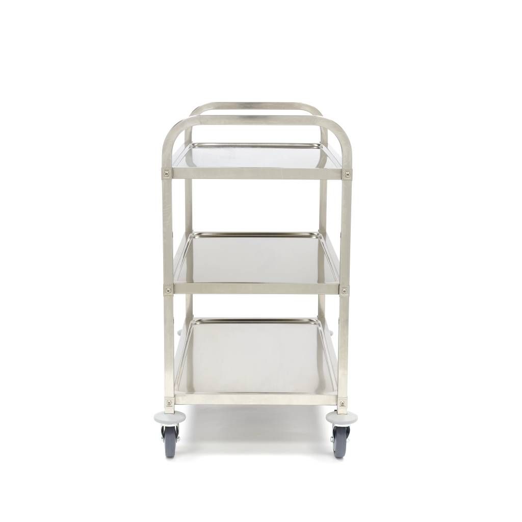 Chariot en acier inoxydable - 3 étagères – Maxima 09300546