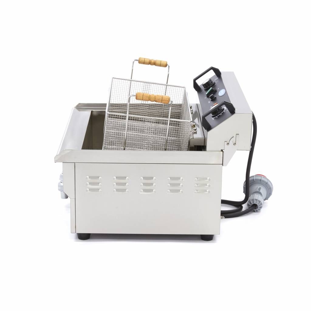 Friteuse - 30 L - 1 panier - avec robinet de vidange – Maxima 09365021