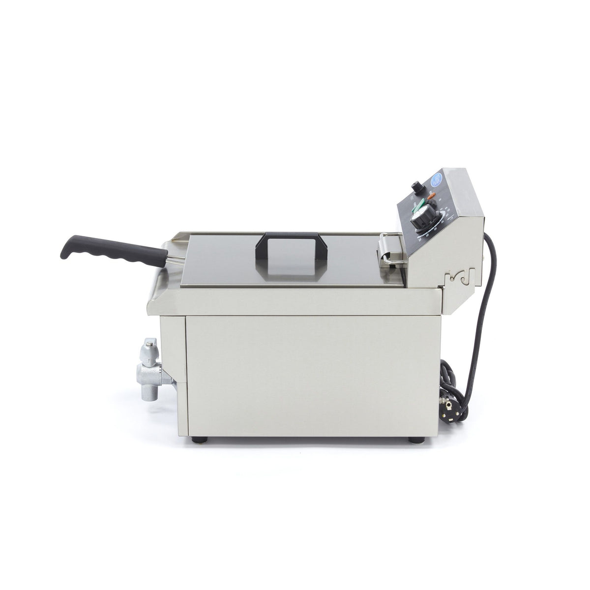 Friteuse - 10 L - 1 panier - avec robinet de vidange – Maxima 09365228