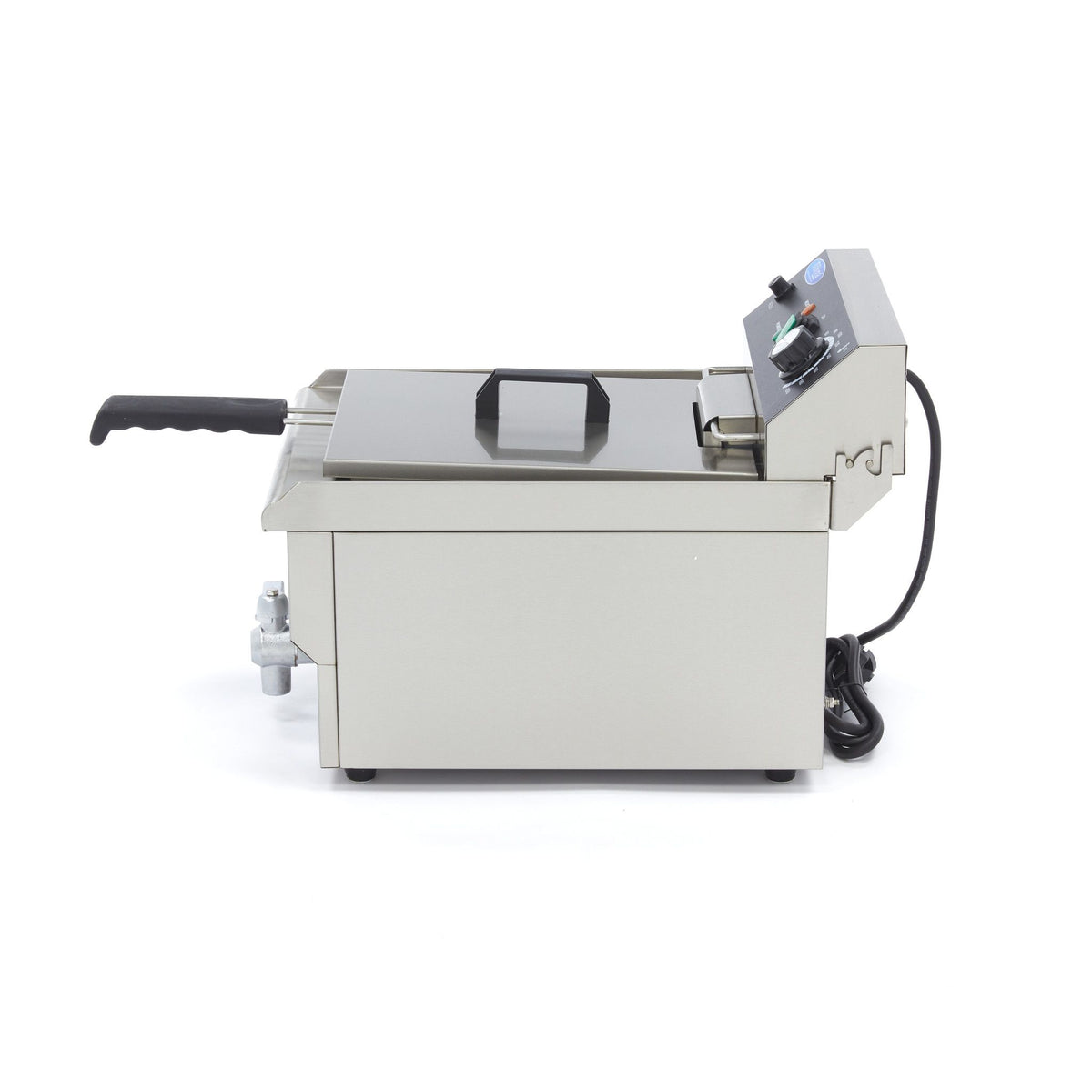 Friteuse - 13 L - 1 panier - avec robinet de vidange – Maxima 09365230