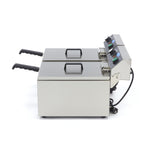 Friteuse - 2 x 11 L - 2 paniers - jusqu'à 2,8 kg de frites – Maxima 09365227