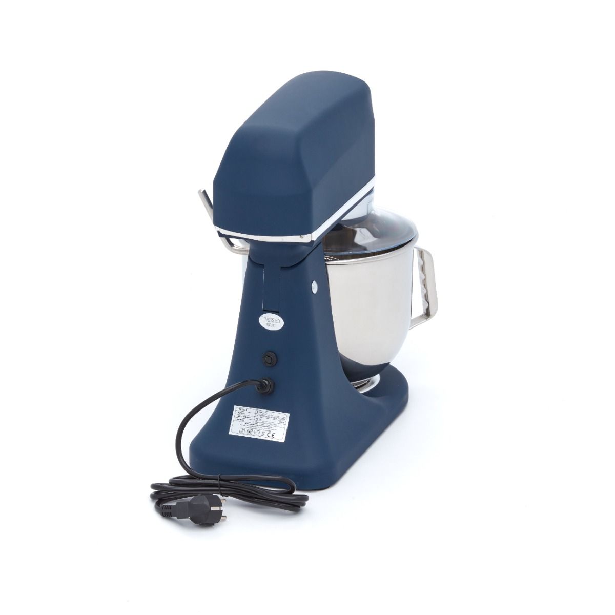 Mixer planétaire - 7 L - jusqu'à 2 kg de pâte - bleu acier mat – Maxima 09360775