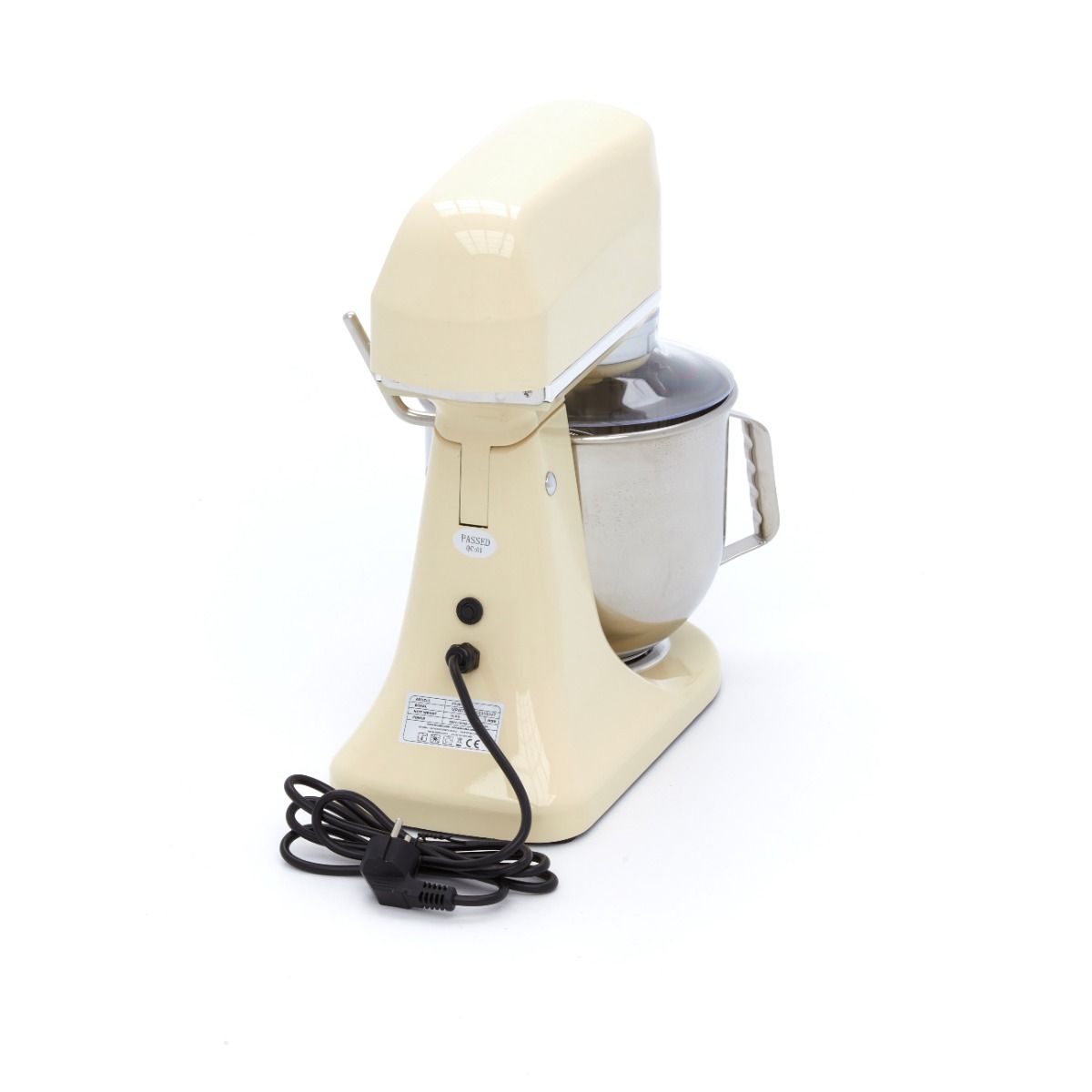 Mixer planétaire - 7 L - jusqu'à 2 kg de pâte - ivoire – Maxima 09360780