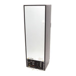 Réfrigérateur - 400 L - noir - avec porte en verre – Maxima 09405020