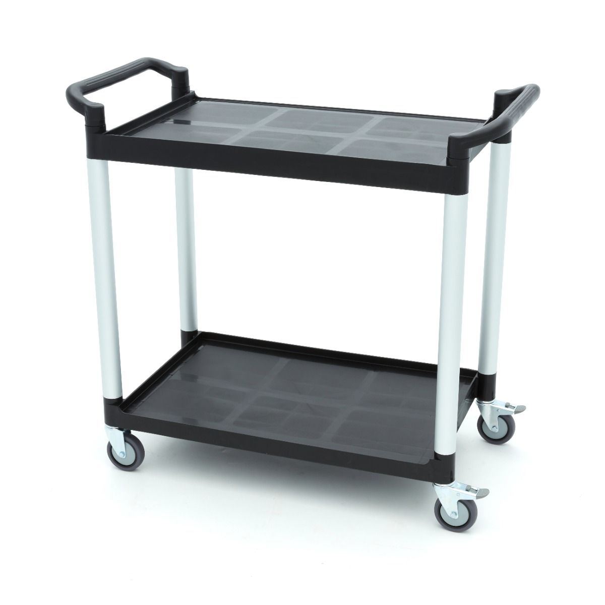 Chariot de service - 2 étagères en plastique - 103 x 50,5 cm – Maxima 09507004