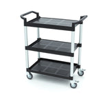 Chariot de service - 3 étagères en plastique - 86,5 x 42,5 cm – Maxima 09507001