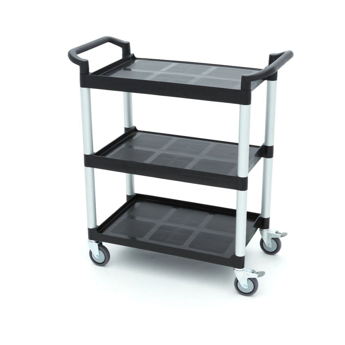 Chariot de service - 3 étagères en plastique - 86,5 x 42,5 cm – Maxima 09507001