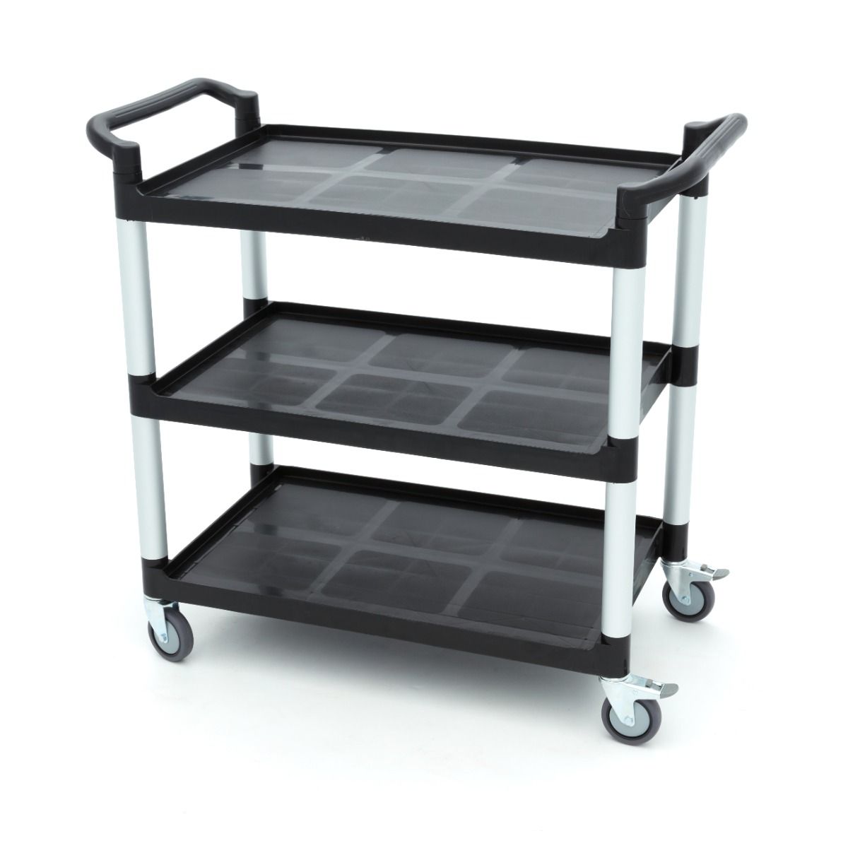 Chariot de service - 3 étagères en plastique - 103 x 50,5 cm – Maxima 09507002