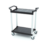 Chariot de service - 2 étagères en plastique - 86,5 x 42,5 cm – Maxima 09507003
