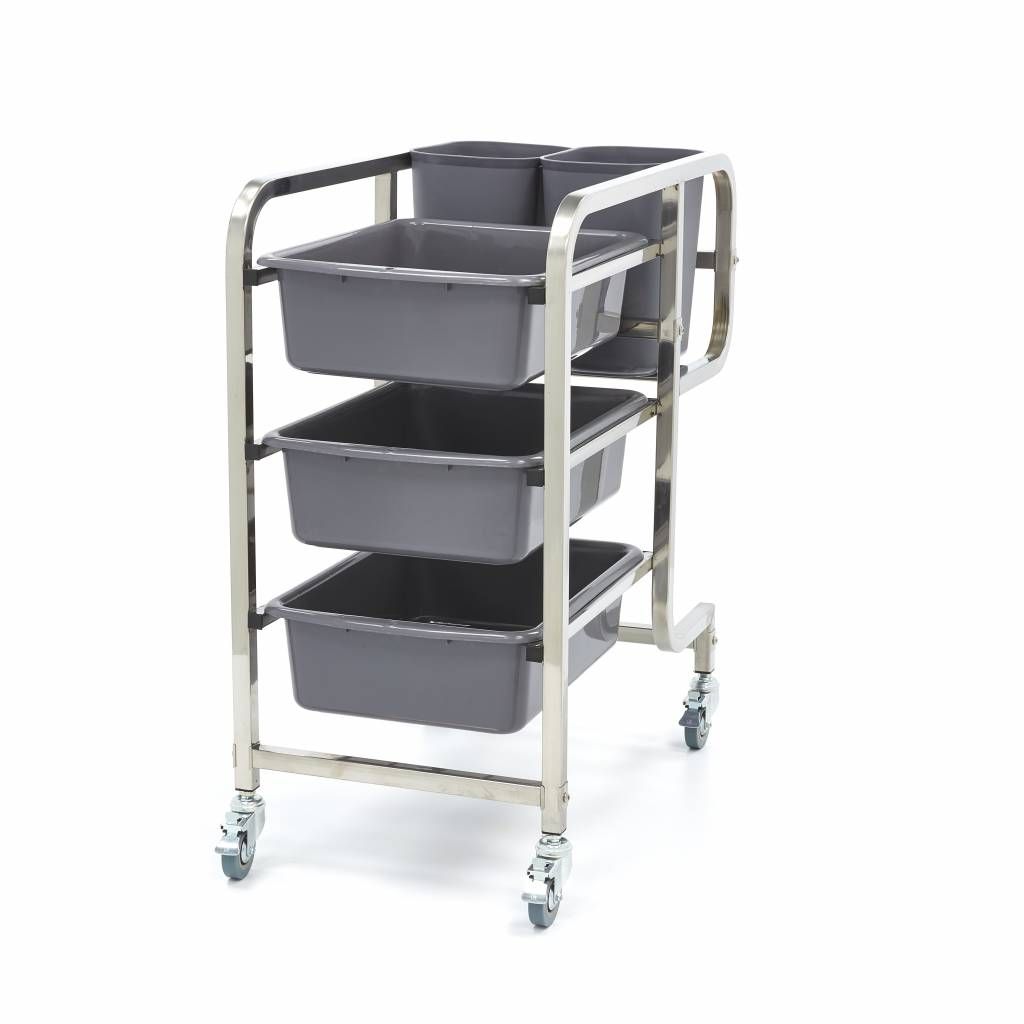 Chariot de nettoyage - 5 bacs inclus – Maxima 09300544