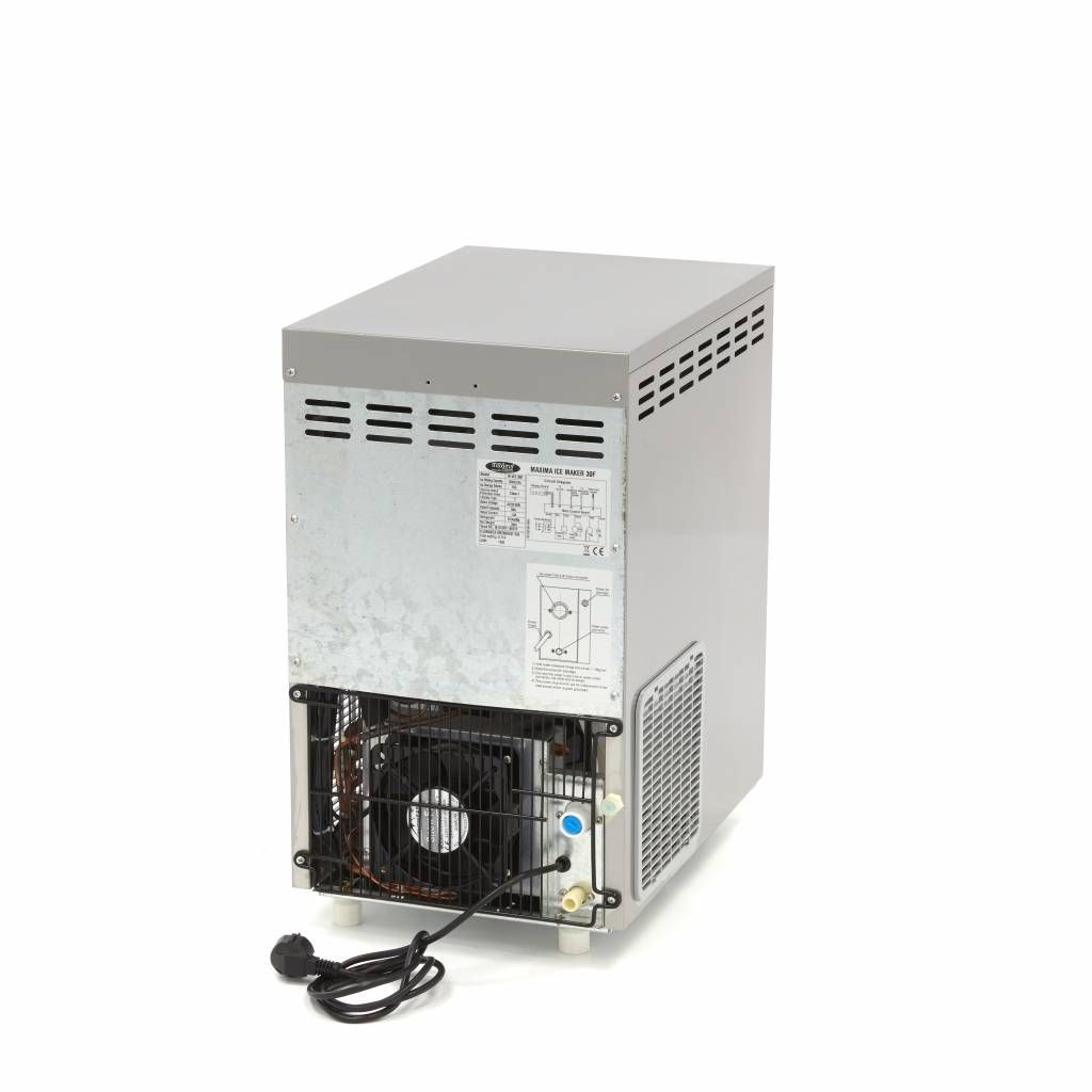 Machine à glaçons - 30 kg/jour - broyé/floconné - refroidissement par air – Maxima 09300136