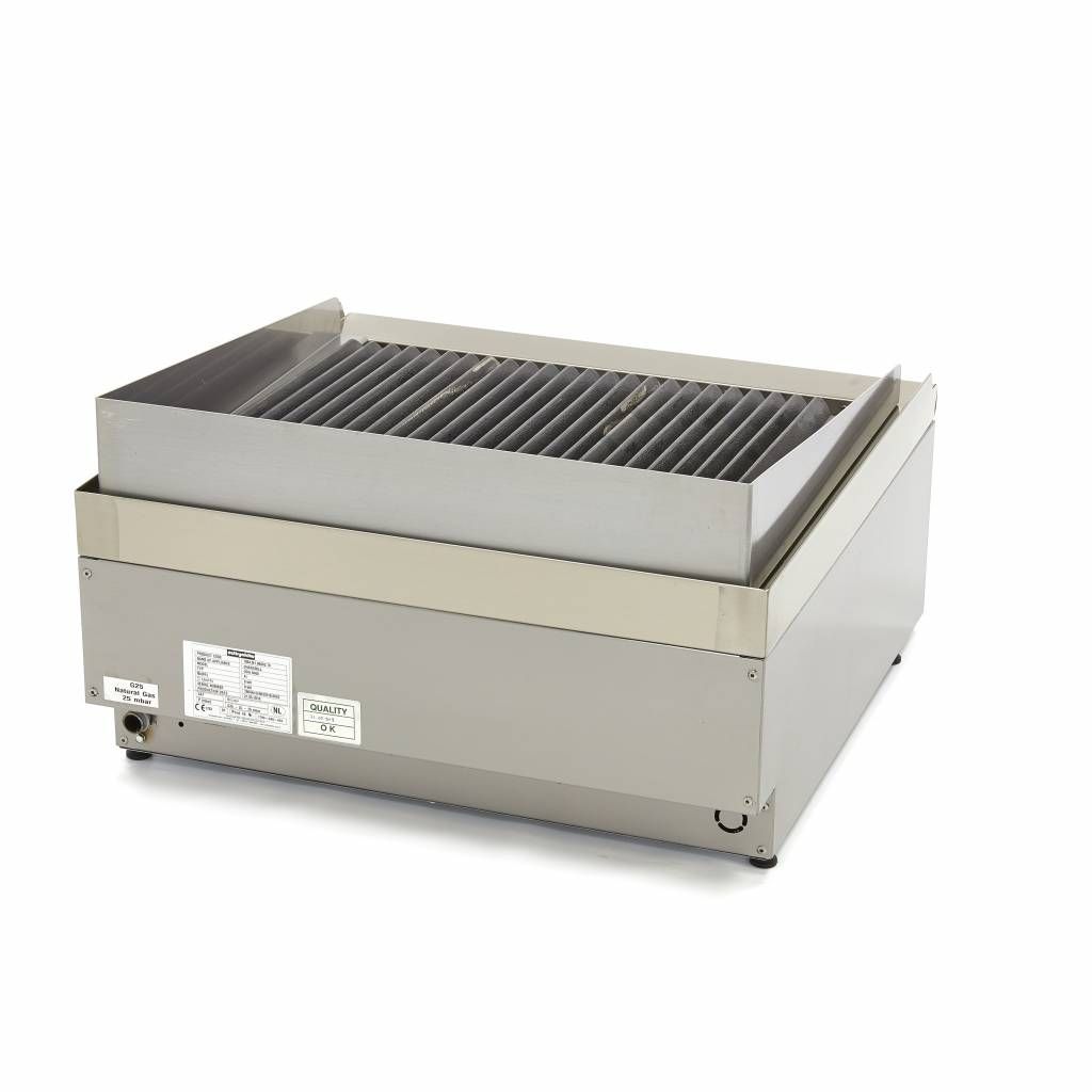 Chargrill de qualité commerciale - unité double - 60 cm de profondeur - gaz – Maxima 09391570