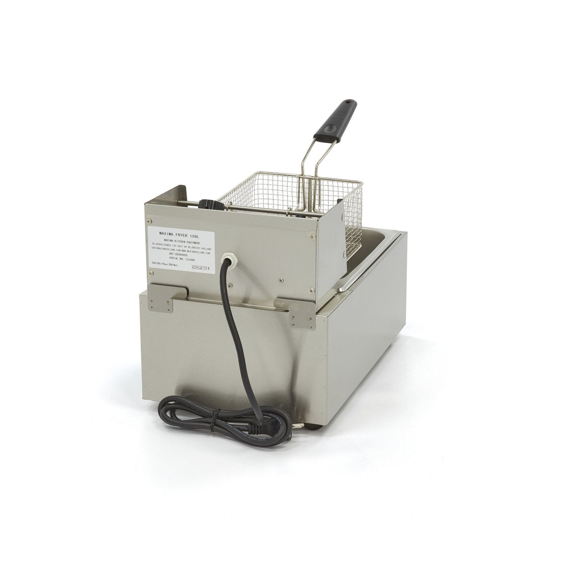 Friteuse - 6 L - 1 panier - jusqu'à 1,2 kg de frites – Maxima 09364950
