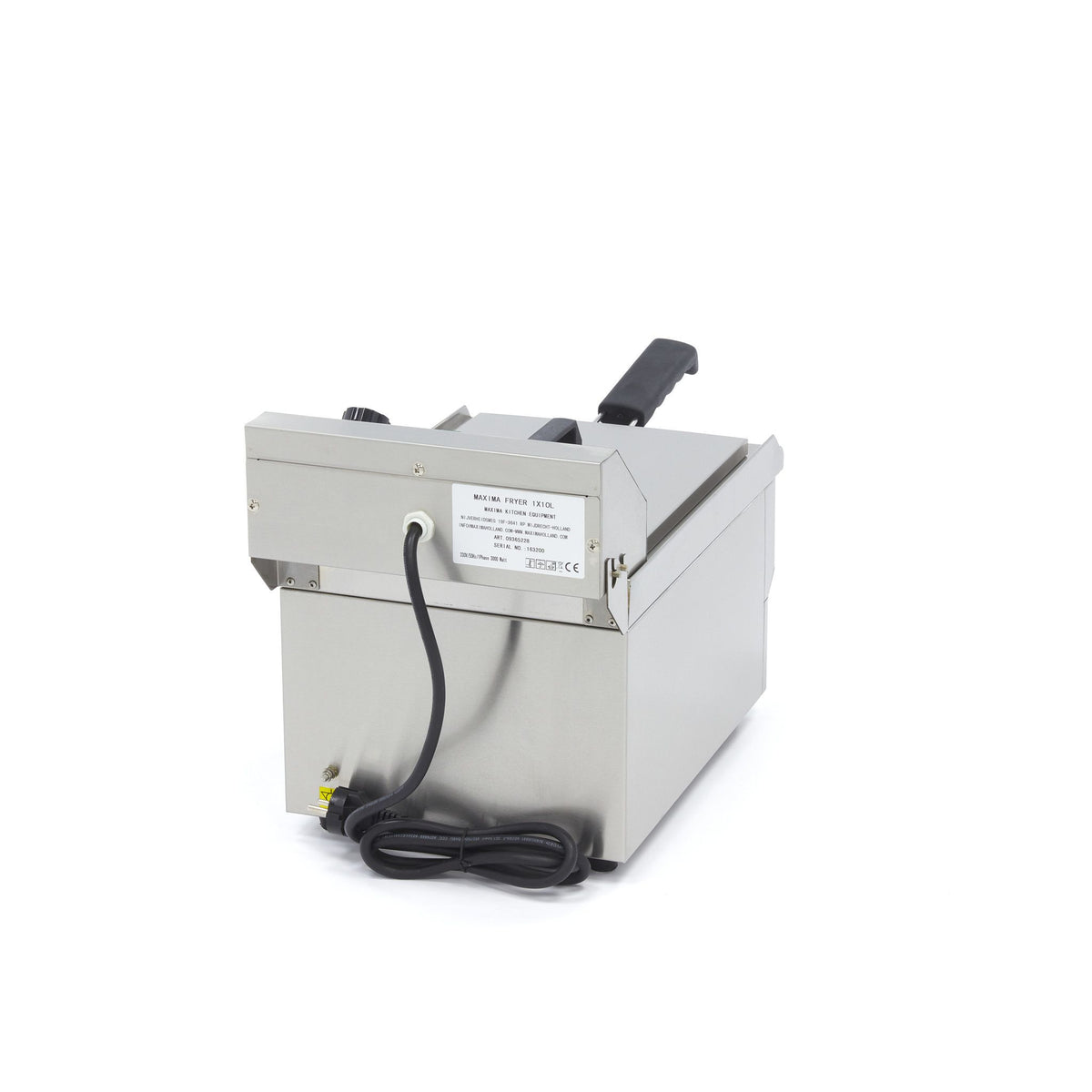 Friteuse - 10 L - 1 panier - avec robinet de vidange – Maxima 09365228